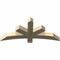 Ekena Millwork Alberta Rough Sawn Timber Gable Bracket, Douglas Fir, 48"W x 22"H x 4"D x 4"F, 11/12 Pitch GBW048X22X0404ALB00RDF - alternate 2